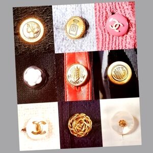 Chanel Suit Button Art Print Fashion Home Décor